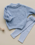 Chunky Knit Sweater | Blue