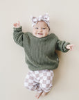 Chunky Knit Sweater | Green