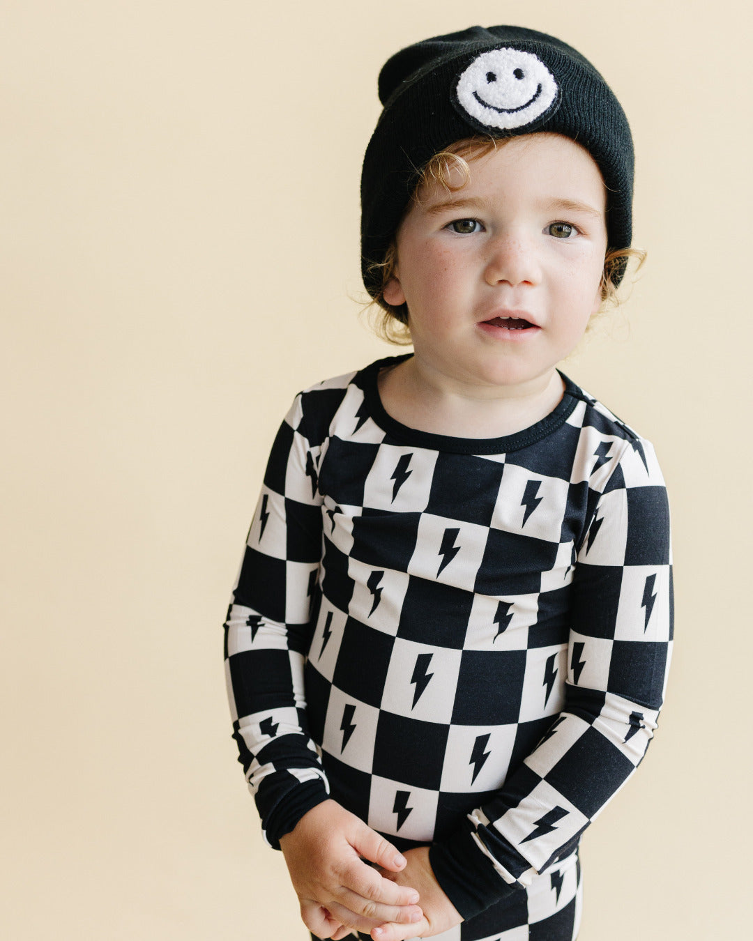 Checks and Bolts Bamboo Kids Two Piece Pajama Set