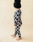 Checks and Bolts Bamboo Kids Two Piece Pajama Set