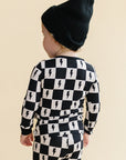 Checks and Bolts Bamboo Kids Two Piece Pajama Set
