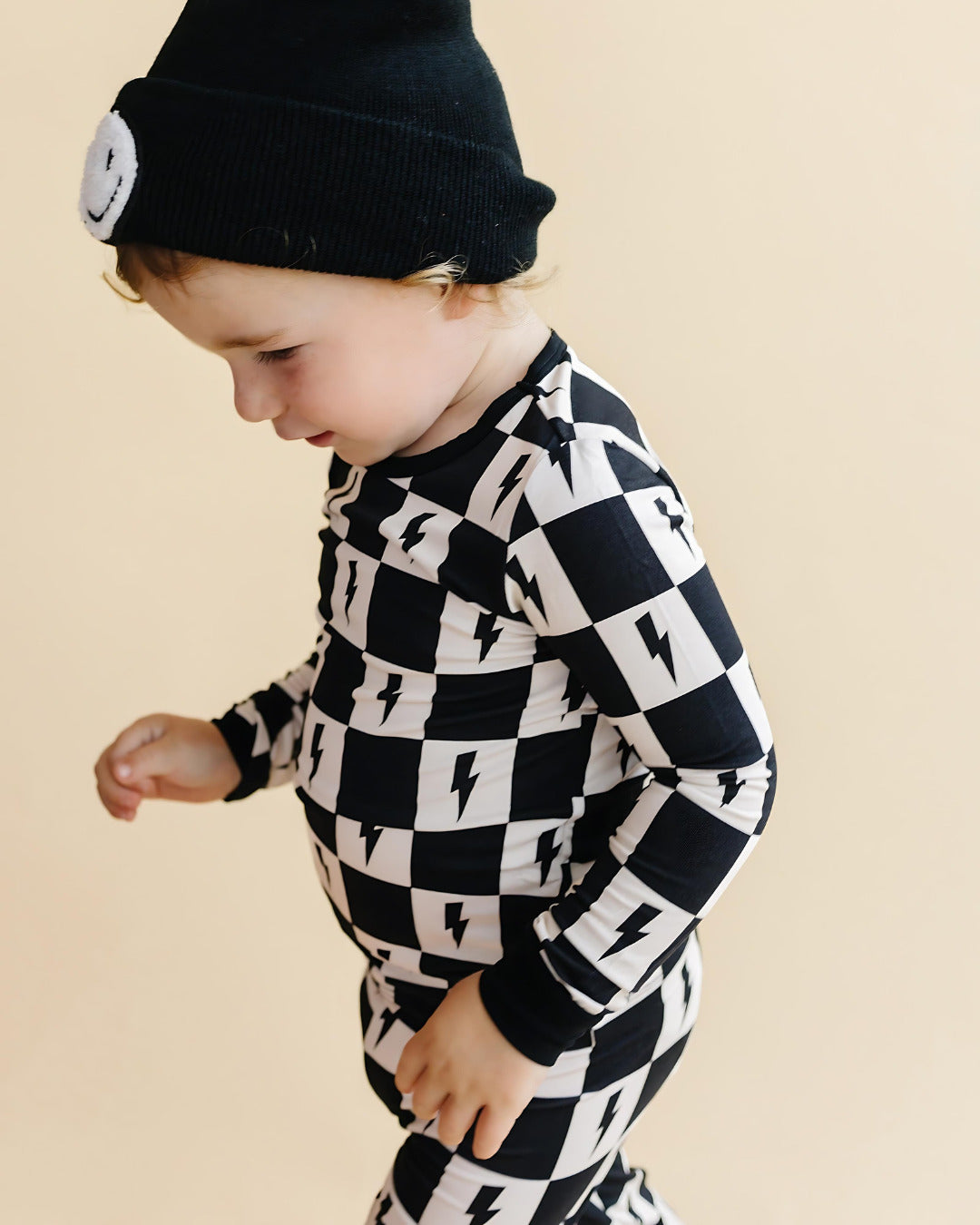 Checks and Bolts Bamboo Kids Two Piece Pajama Set