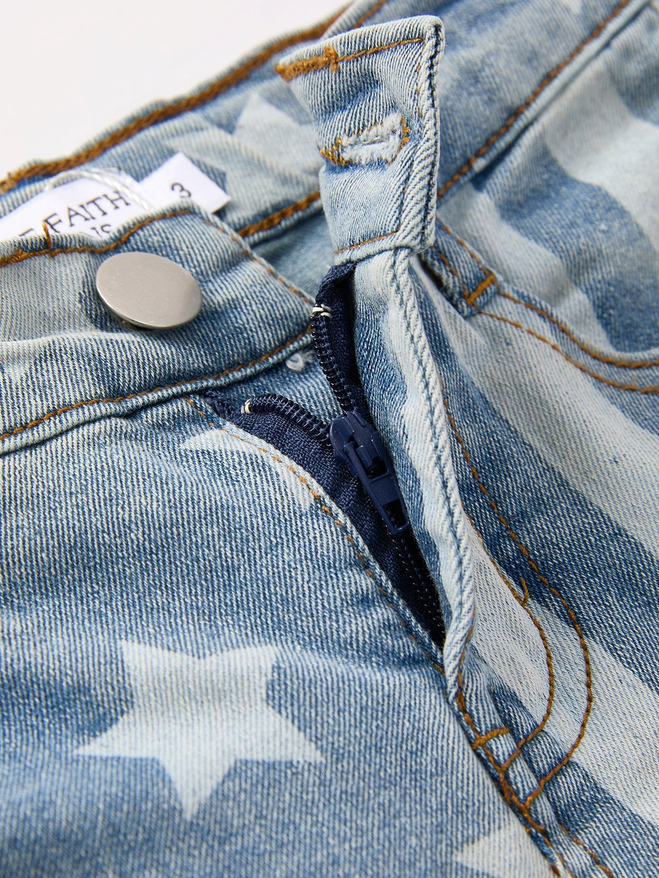 4th of July Patriotic Star Stripe Flare Jeans | Girls American Denim