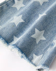 4th of July Patriotic Star Stripe Flare Jeans | Girls American Denim