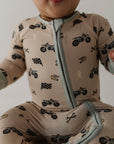 Long Sleeve Zip Romper