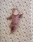 Harvest Floral Muslin Crib Sheet