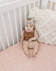 Oatmeal Organic Cotton Ribbed Head Wrap