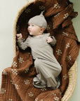 Oatmeal Bamboo Hat OR Head Wrap Set