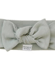 Sage Organic Cotton Ribbed Head Wrap