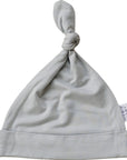Stone Bamboo Newborn Knot Hat