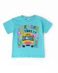 First Day of School Vibes Youth Tee | Back to School Graphic Shirt