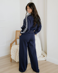 Varsity Stripe Crewneck & Sweatpants Set