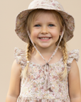 Organic Bucket Sun Hat - Pastel Bloom