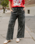 Teagan Mineral Wash Wide Leg Pants