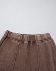 Lola Mineral-Wash Elastic-Waist Barrel Pants