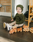 Green Mebie Baby Beanie