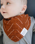 Rust Mudcloth Bib