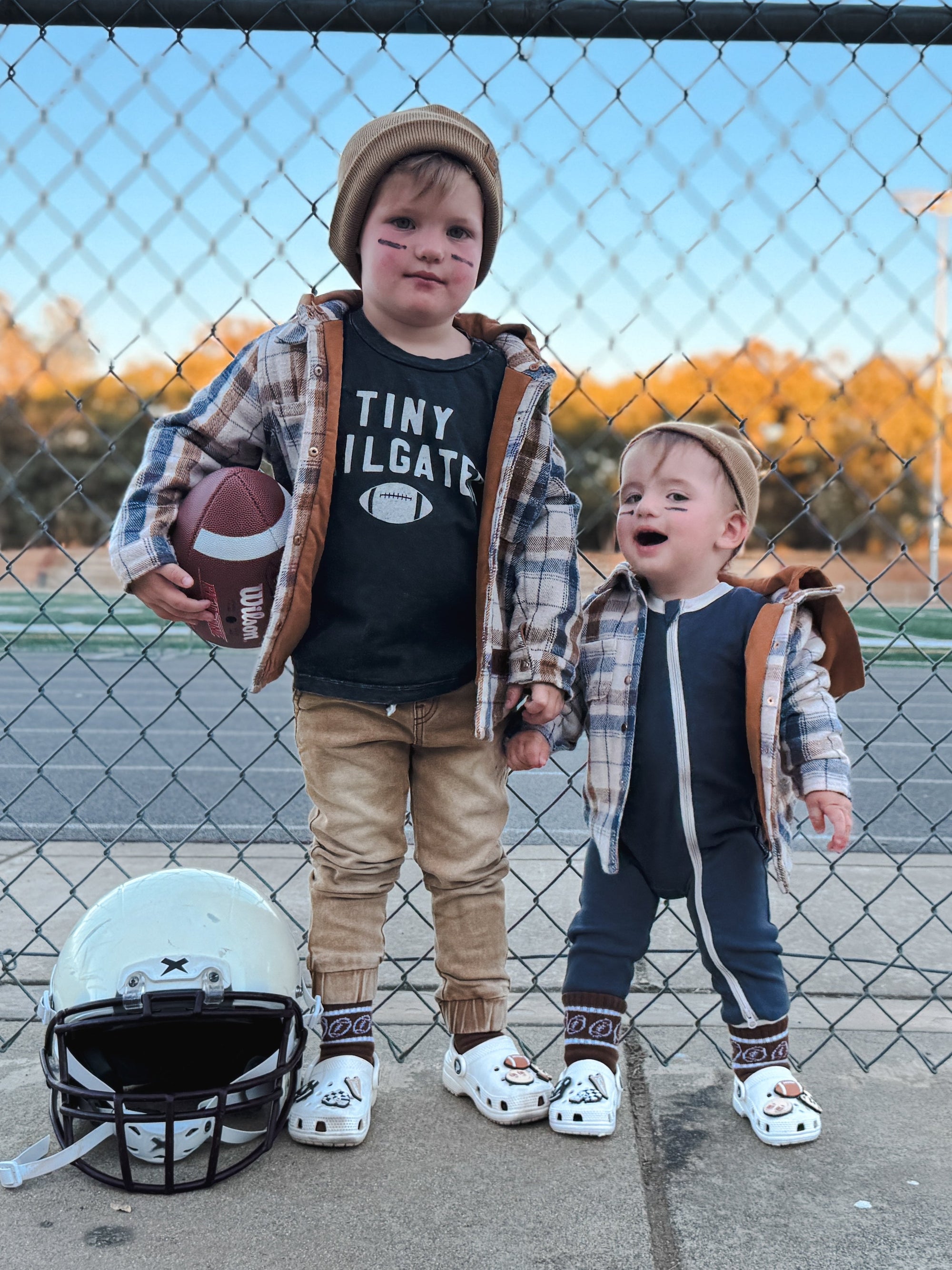 Touchdown Vibes Croc Shoe Charms | Football Shoe Accessories for Kids &amp; Adults