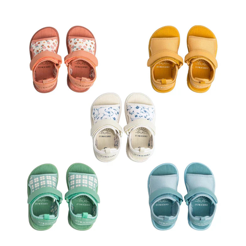 Play Sandal Fern Plaid Kids Water Friendly Sandals