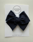Midnight Denim | Ribbon Bow