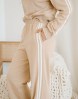 Varsity Stripe Crewneck & Sweatpants Set