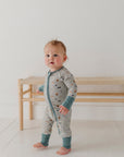 Long Sleeve Zip Romper