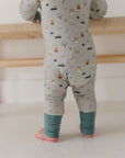 Long Sleeve Zip Romper