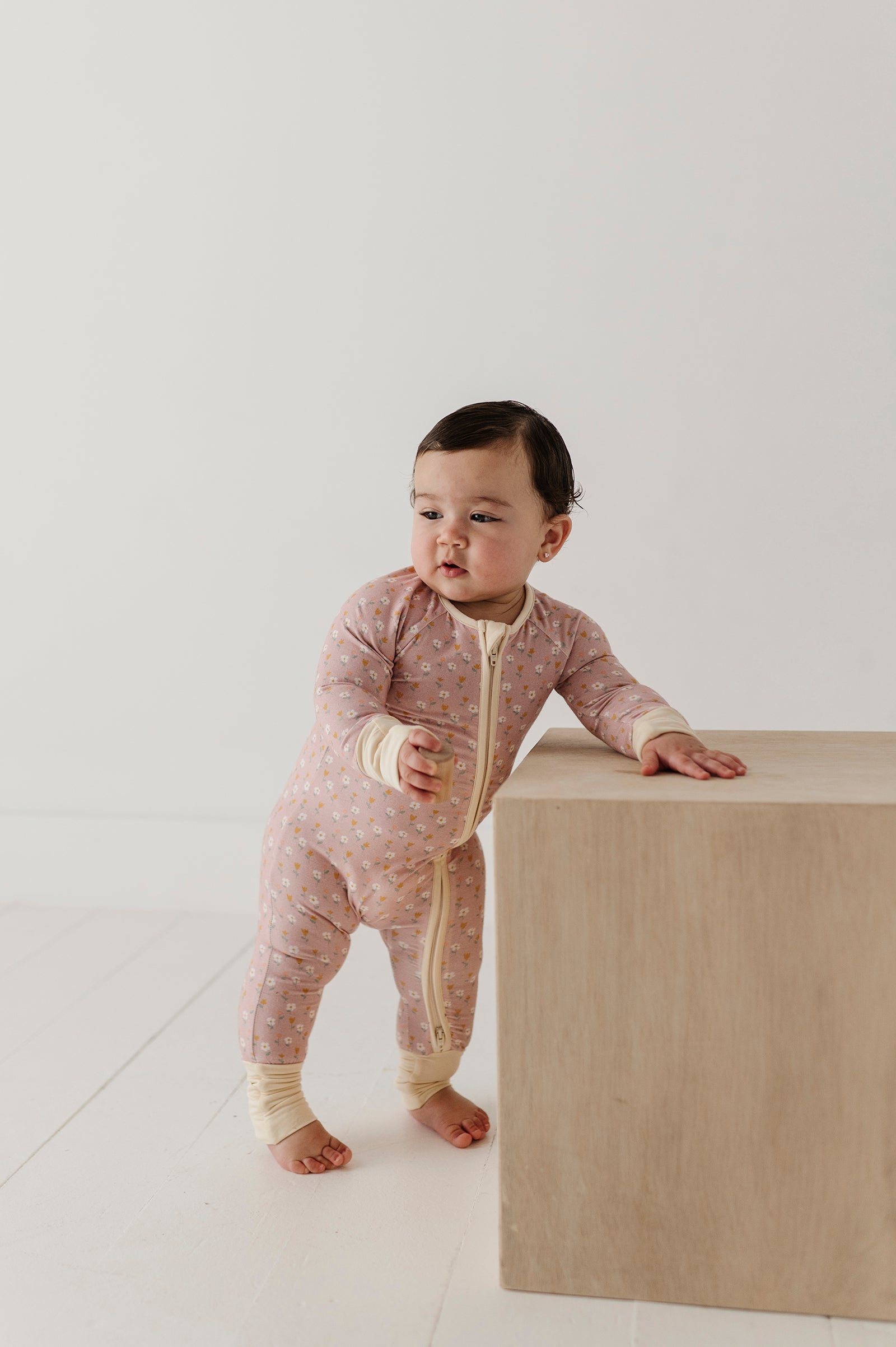 Long Sleeve Zip Romper