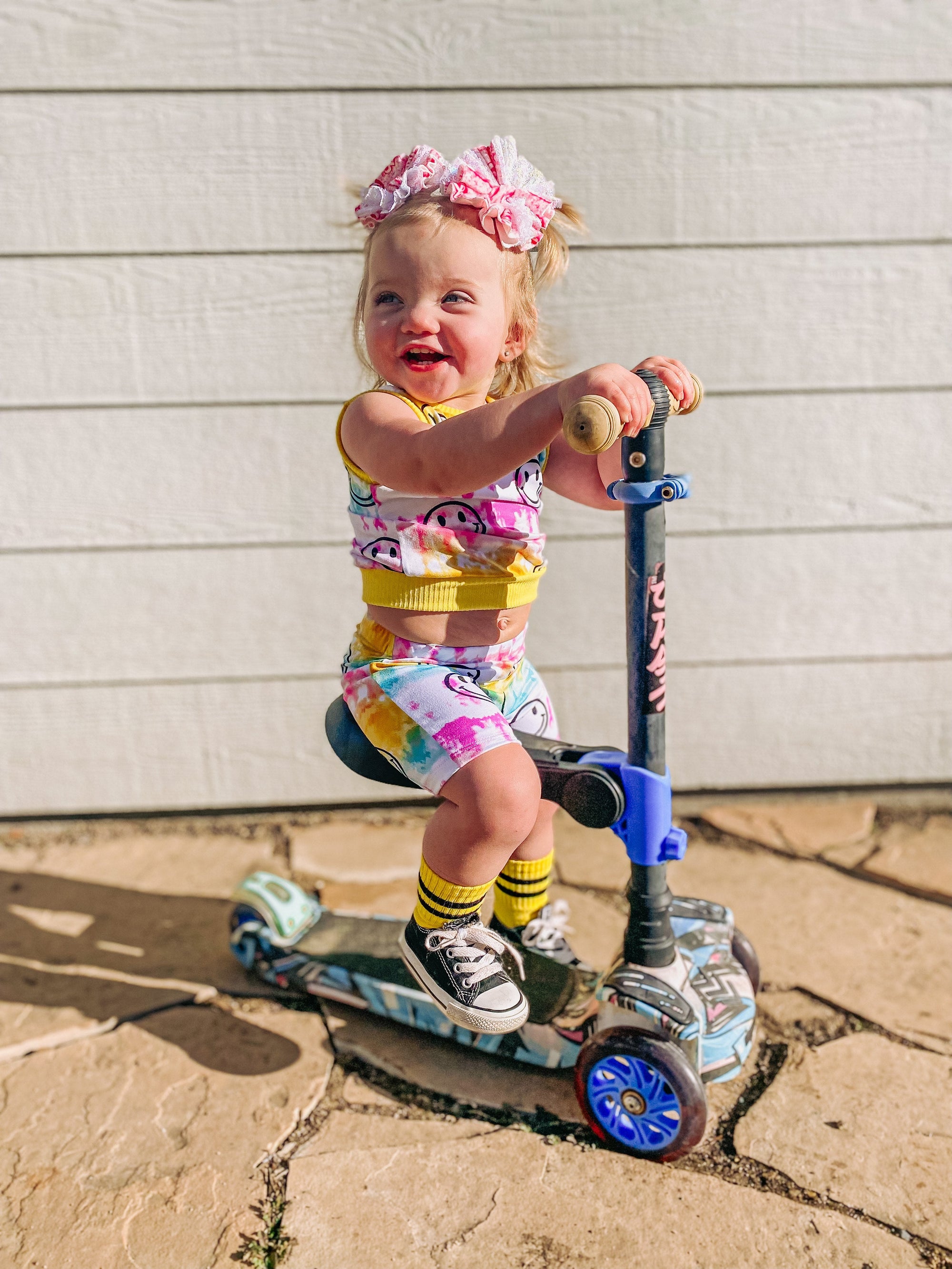 Sunny Kids Grip Socks | Bright Yellow Toddler &amp; Kids Socks