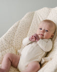 Cotton Front flap Onesie | Natural