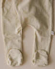 Cotton Footed Kimono  | Buttercream