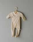 Cotton Footed Kimono  | Stripe