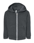 3739T Bella Canvas Custom Toddler Sponge Fleece Full Zip Hoodie Sweatshirt | Custom Toddler Zip Hoodie