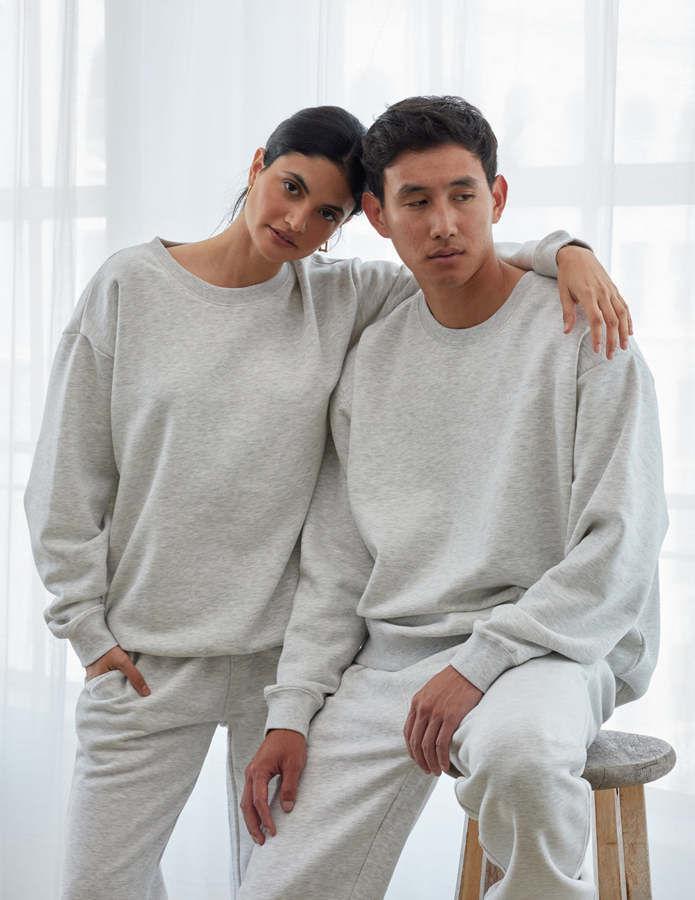 The Basics Cloud Crewneck | Relaxed Unisex Premium Fleece Sweatshirt