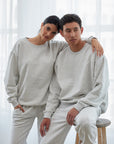 The Basics Cloud Crewneck | Relaxed Unisex Premium Fleece Sweatshirt