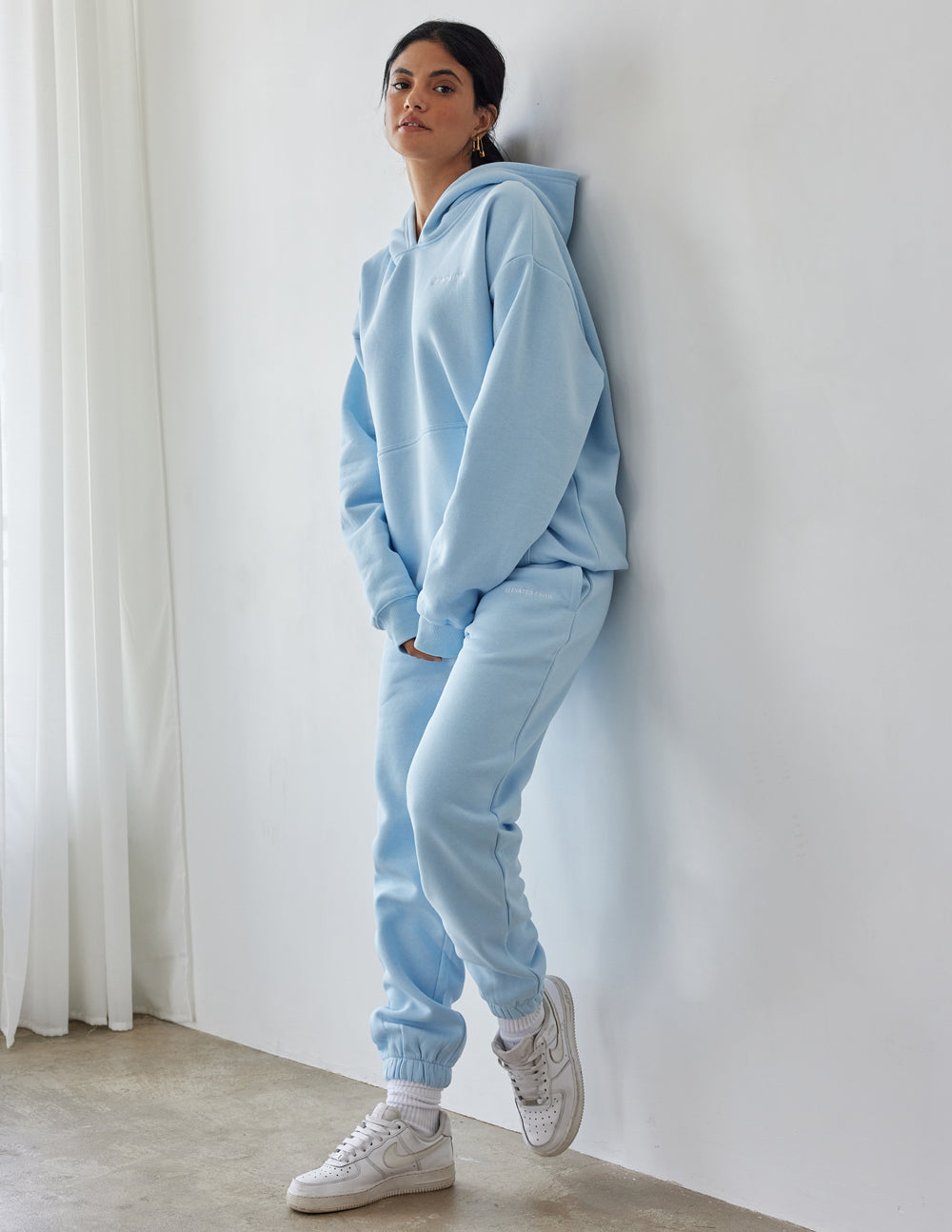 The Basics Dream Blue Hoodie | Relaxed Premium Fleece Hoodie