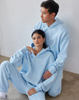 The Basics Dream Blue Unisex Hoodie | Relaxed Premium Fleece Hoodie