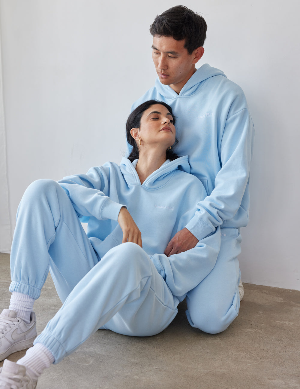 The Basics Dream Blue Hoodie | Relaxed Premium Fleece Hoodie