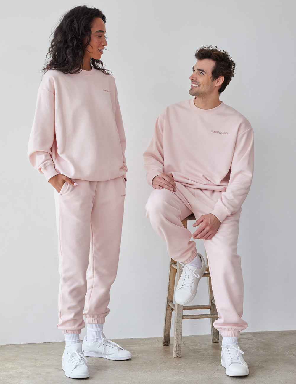 The Basics Lotus Crewneck | Relaxed Unisex Premium Fleece Sweatshirt