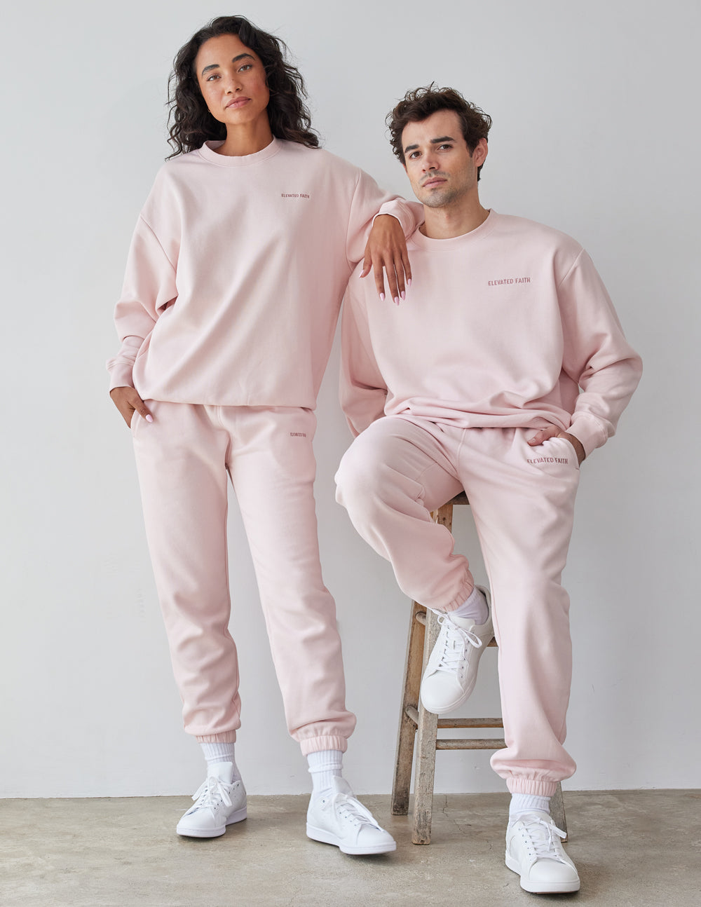 The Basics Lotus Crewneck | Relaxed Unisex Premium Fleece Sweatshirt