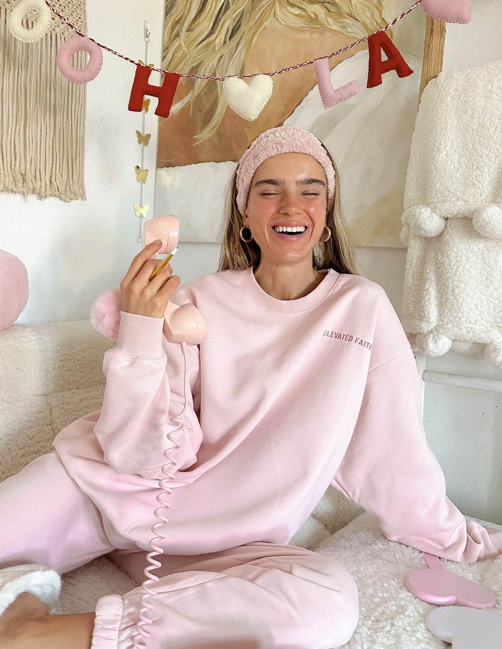 The Basics Lotus Crewneck | Relaxed Unisex Premium Fleece Sweatshirt