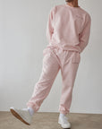 The Basics Lotus Unisex Sweatpants | Relaxed Premium Fleece Joggers