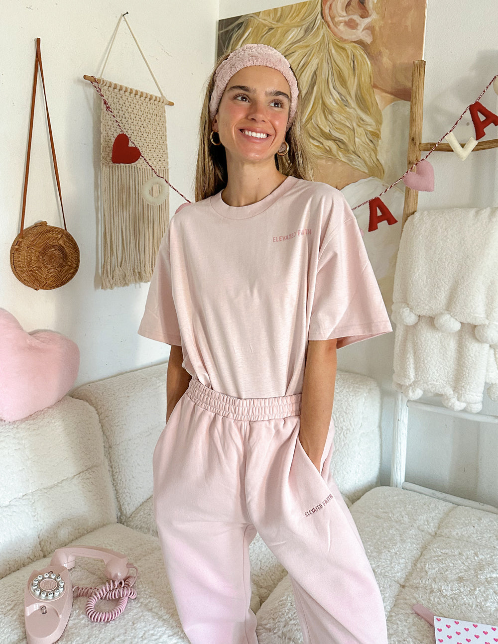 The Basics Lotus Unisex Tee | Oversized Cotton Essential Shirt