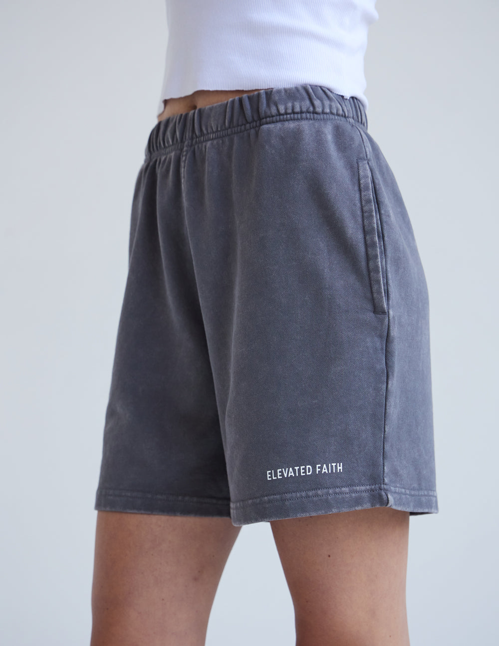 Basics Smoke Grey Women’s Short | Relaxed Cotton Lounge Shorts