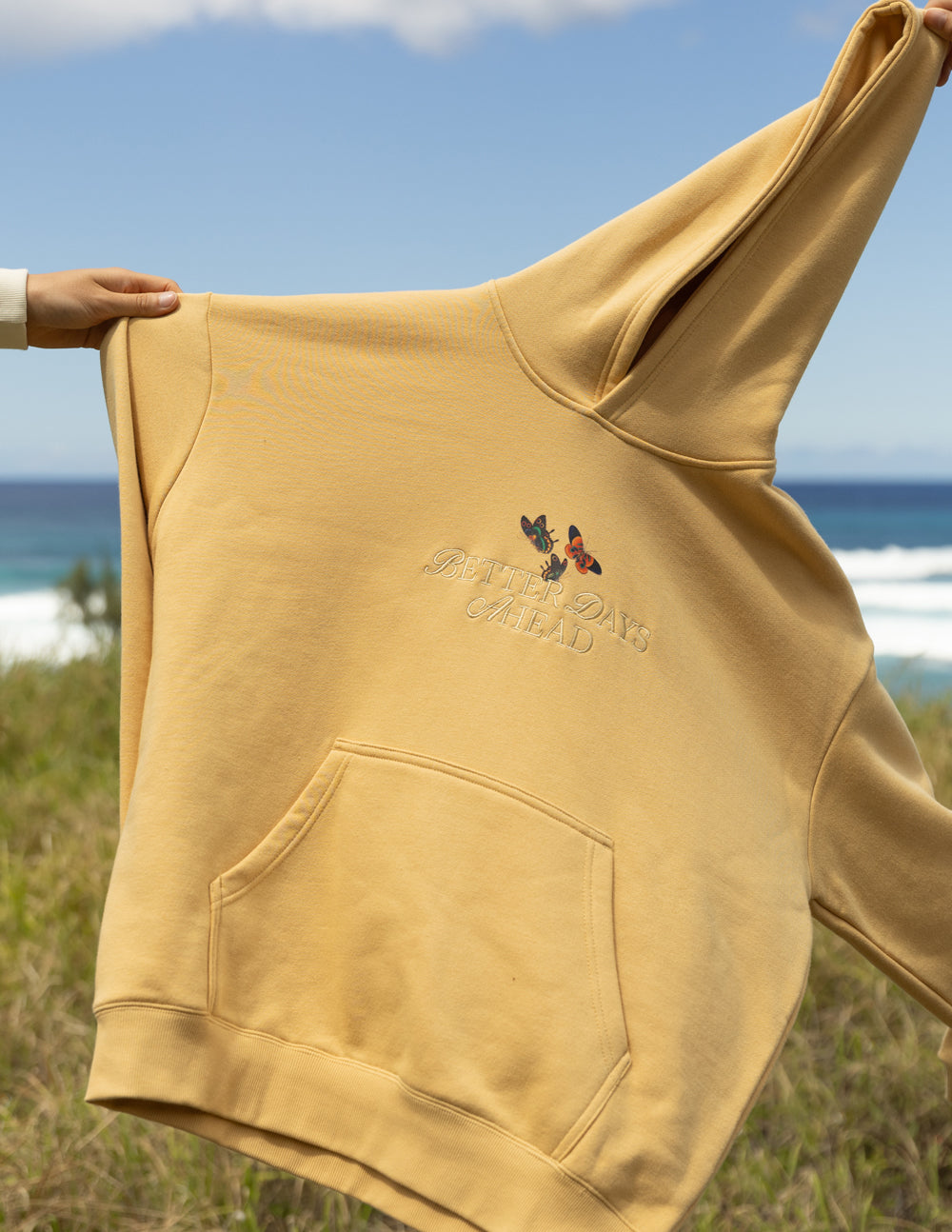 Better Days Butterfly Unisex Hoodie | Faith Based Boutique Hoodie