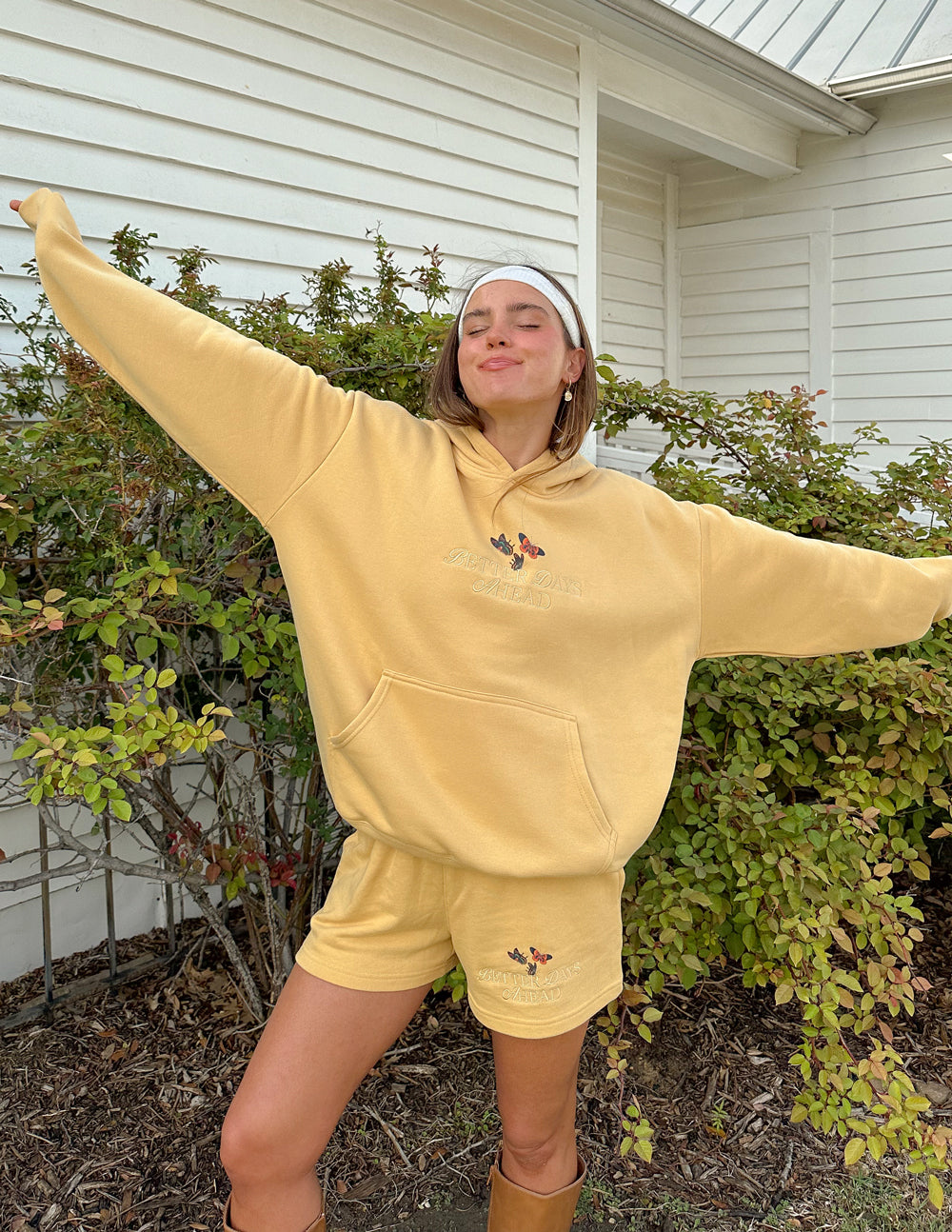 Better Days Butterfly Unisex Hoodie | Faith Based Boutique Hoodie