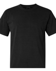 Youth wearing custom-printed Comfort Colors 9018 tee in soft garment-dyed color