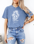 It Is Well With My Soul – Women’s Christian Floral Cross T-Shirt