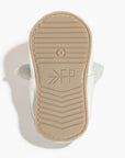 Toasted Bright White Knotted Bow Baby Shoe