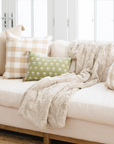 PATTERNED FAUX FUR THROW BLANKETS